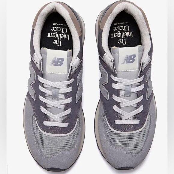Revolve New Balance 574 Legacy Grey Gray Beige U574LGG2 Causal Sneakers - Picture 2 of 15